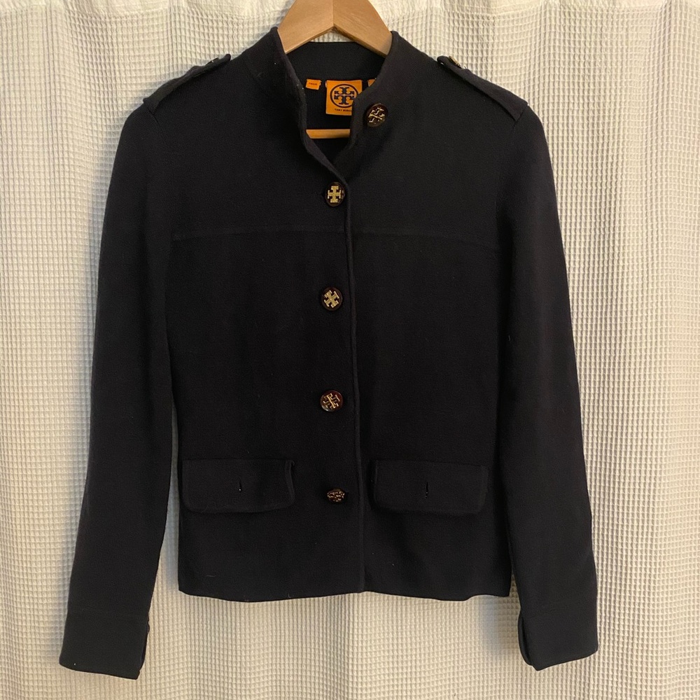 Tory Burch Button-Up Sweater